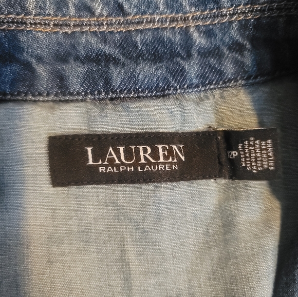 Lauren Ralph Lauren Denim Blazer, Size 12P, Excellent Condition - Picture 7 of 16